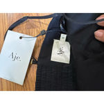 AJE. black ELSIE PLEAT MINI COCKTAIL PARTY DRESS size 8 Photo 9