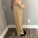 ZARA  NEW WOMAN FULL LENGTH STRAIGHT LEG FRANCOISE TAN BROWN PANTS XL NWT #181 Photo 3