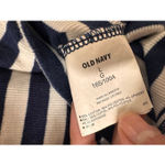 Old Navy Perfect Tank Top | Navy & White Striped Stretch Ribbed Tank – Size Larg Photo 5