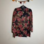 Victoria's Secret  Gold Label floral jacquard button down sleep top Photo 4