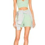 Free People FP Movement Free Throw High Rise Biker Shorts Mint Green Size M Photo 8
