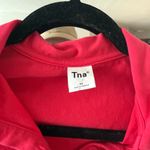 TNA Aritzia Cropped Polo Size XS Color Pink Photo 1