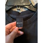 Peloton  Logo Women’s Crewneck Sweatshirt Size Small S Black Cycling Gym‎ Workout Photo 4