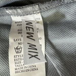 New Mix NWOT  Long Sleeve Zipper Front Cropped Hoodie Sweatshirt Sz MD Gray Photo 8