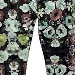 H & M Floral Stretch Yoga Full Workout Casual Lounge Leggings Black S Photo 3