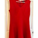 Roz & Ali  Red Sleeveless V Neck Fit and Flare Dress - Petite Size‎ 12 Photo 1