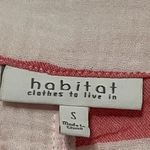 Habitat  clothes to live in pink asymmetric stripe button up blouse lagenlook Photo 7