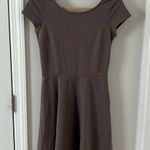 American Eagle  taupe skater dress in size 6 Photo 0