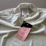 Bliss Sheen Velvet Mockneck Top White Size M Photo 4