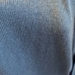 New York & Co. blue wrap top womens Small acrylic Sweater Photo 6