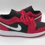 Air Jordans NWB 1 Low GS Black Very Berry Sneakers Photo 0