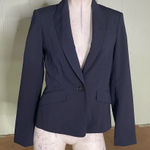 3.1 Phillip Lim  Navy Blue One Button Peak Lapel Blazer Womens Size‎ 2 Photo 0