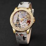 Lavishly Paris Luxury Women's Analog Quartz Crystal Wrist Watch Bracelet. Silver Photo 13