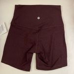 Lululemon NWT Align High Rise Shorts 6” Workmark Graphic Midnight Plum Size 4 Photo 6