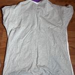 Armani Exchange White and Purple Polo Shirt Photo 2