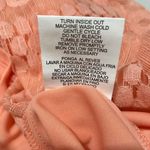 AUW  Lace Hi-Low Sleeveless Belt Flowy Tunic Dress‎ Peach Medium Photo 6