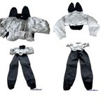 Obermeyer Vintage Ladies Ski Suit Sz 10 Iridescent 1 Piece Stirrups Embr… Photo 1