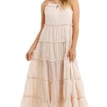 Anthropologie Senorita Maxi Dress - Biscuit Gingham Photo 4