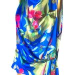 ZARA Blue and Pink Floral Printed
Asymmetric Top, Size XL Photo 0