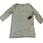 Adrienne Vittadini long sleeve tissue tee tunic, size M, NWT Photo 2