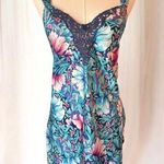 California Dynasty Chemise Nightgown Medium Slip Floral Vintage Women Satin Photo 0