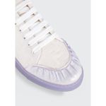 Fendi  Promenade FF Logo White Canvas Clear Lace Up Low-Top Sneakers Photo 1