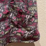 Scrubaid Women’s Tapered Fit Four Way stretch Scrubs Top Breast Cancer Awareness Gray Size L Photo 4