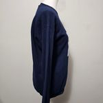 Gildan Navy Fishing Bears Unisex Crewneck Fleece Sweatshirt Size Small Photo 2