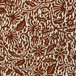 Madewell  Woodblock Floral V-Neck Front Slits Maxi‎ Dress Brown Cream Size 2 Photo 10