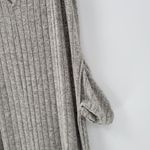 Mina Lisa Jumpsuit Womens L Gray Ribbed Wide Leg Baggy Oversized Stretchy Lounge Size L Photo 4