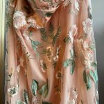 Lulus Budding Blossoms Blush Pink Floral Embroidered A-Line Maxi Dress Photo 7