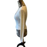 Hollister Cream V Neck Soft Fuzzy Sweater size XS Photo 2