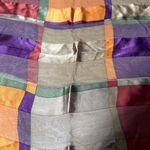 Adrienne Vittadini  Neck Scarf 100% Silk Patterned Square Multicolor 34.5"x34.5" Photo 4