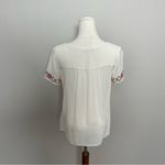 Skies Are Blue Urban Outfitters  Top Embroidered Floral Spanish Boho Cottagecore Photo 6