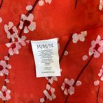 CAbi NWT 5712 Cherry Blossom Split Sleeve Chiffon Top V-Neck Casual Size M Photo 5