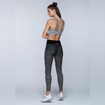 Lorna Jane NEW  Rapid Core Full Length Black and White Stripe Ombré Leggings | S Photo 9