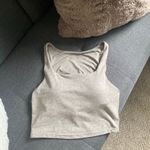 Workout top with built in bra Gray Size XS Photo 1