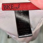 BKE Red Buckle white sleeveless sheer button back blouse Photo 7