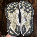 Hoka  One One black & white athletic running 10 sneakers Photo 1