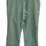 A New Day Women's Size 6 Green Geo Print High-Rise Slim Fit Stretch Ankle Pants Photo 0
