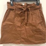 Cotton On Brown Stitched  Skirt Photo 0