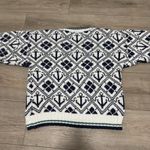 American Eagle Vtg Y2k  Outfitters Nautical Sweater Sz‎ L Made In USA 100% Cotton Photo 6