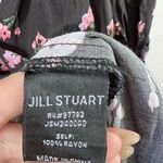 Jill Stuart Jill  floral print ruffle collar button front long sleeve shirt dress Photo 4