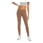 Aeropostale Aéropostale womens size extra small Ribbed High-Rise Crossover beige Leg… Photo 2