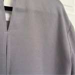W118 By Walter Baker  Grey and White Colorblock Blouse Size L Photo 6