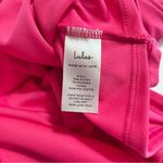 Lulus NWT Comeback Baby Hot Pink Long Sleeve Knit Dress LARGE Photo 10