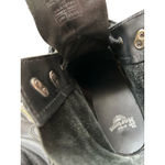 Dr. Martens  Black Leather Lace Up Chunky Heel Boots Womens US Size 8 UK 6 Photo 13