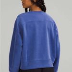 Lululemon Perfectly Oversized Cropped Crewneck Blue Size 10 Photo 1