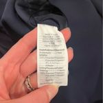 J.Crew NWT  Navy Blue Sleeveless Ruffle Crepe Jumpsuit Size 16 Photo 5