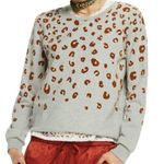 Scotch & Soda  Velvet Cheetah Sweatshirt Photo 0